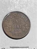 1932 Canada coin one cent