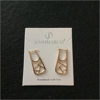 NEW Josh Marco Modern Handmade Earrings