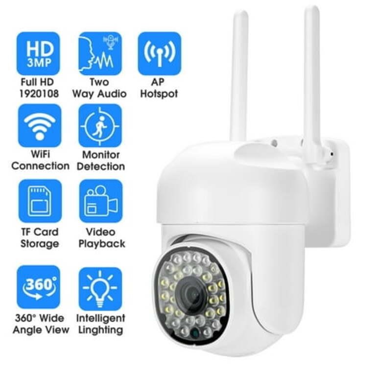 One Size  2K Outdoor Security Camera for Home Secu