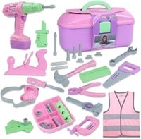 Kids Tool Set  31 PCS with Electric Drill Hammer
