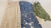 Crocheted Tablecloths, Runner, & More