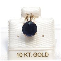 $180 10K  Sapphire Pendant