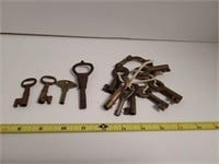 Antique Railroad Keys Grand Rapids and Indiana Rai