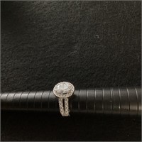 NEW Women's Sterling Cocktail Ring Sz 5.5