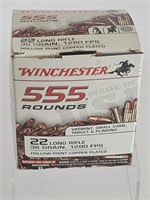 WINCHESTER 22 LONG RIFLE COPPER PLATED BULLETTS..