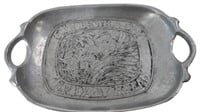 Sexton 1972 Pewter Daily Bread Plate