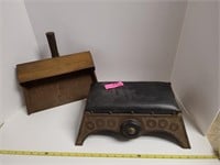 Antique Pennsylvania Railroad Dust Pan and Conduct