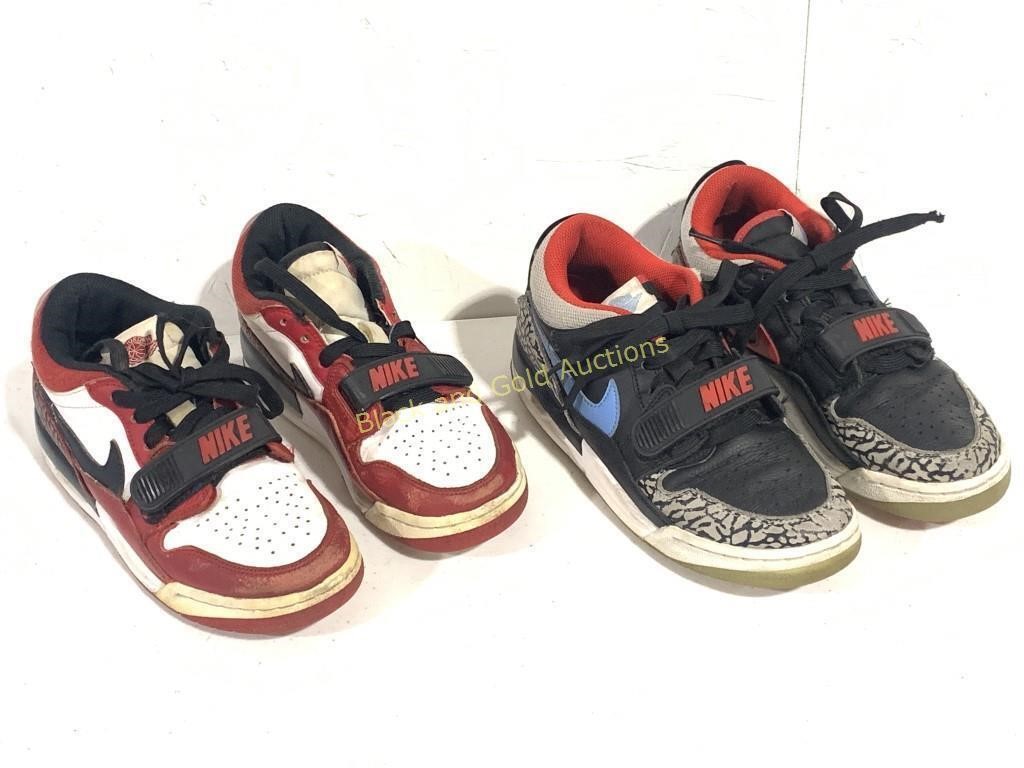 2 Pair Low Rise Youth Nike Jordans