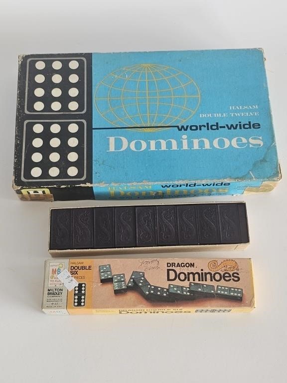 VTG DOMINOES GAMES-ONE HOME-ONE TRAVEL