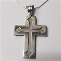 $120 Silver Cross Necklace
