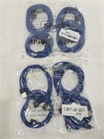 (2) Five Packs of IPhone Chargers
