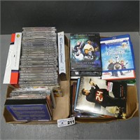 Assorted Movie DVD's & Music CD's