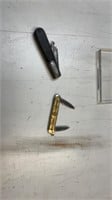 Barlow pocket knife, and a gold plated pocket