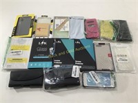 Assortment of Phone Cases & Screen Protectors