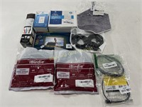 Assortment of Cables, Lights, & More