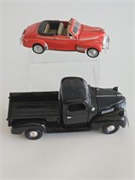 VTG 1941 REPLICA DIECAST TRUCK WITH 41 CHEVY CONVE