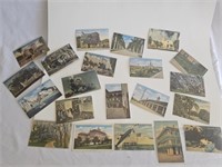 VINTAGE POST CARDS FROM ALL OVER THE WORLD-20 PLUS