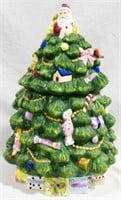 Spode Christmas Tree Cookie Jar 13"