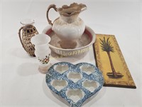 Chaparral Muffin Pan, White Stain Vase, & More