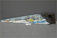 Hand Painted Hand Saw