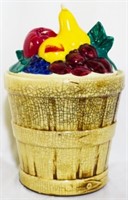 Fruit Basket Cookie Jar 12"