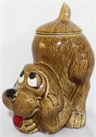 USA Pottery Cookie Jar of Dog 10.5"