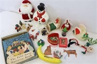 Vintage Christmas Lot -Hallmark, Light Up Snowman