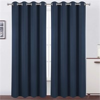 Navy Blue Thermal Blackout Curtains