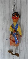 15" Marionette Woman Doll Made in Mexico