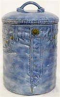 Vintage Blue Jeans cookie jar, 10"