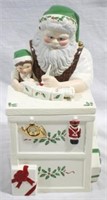 Lenox Santa's Holiday Toy Shop Cookie jar