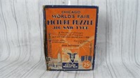 Vintage 1933 Chicago World's Fair Picture Puzzle