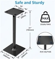 Mountup Universal Speaker Stands Pair For