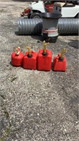Gas cans one and 2 gallon