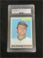 Graded 1970 John Kennedy Topps Baseball Card