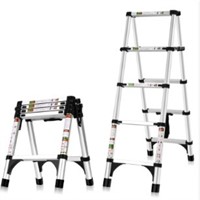 Rikade Telescoping Ladder, Heavy Duty A-frame