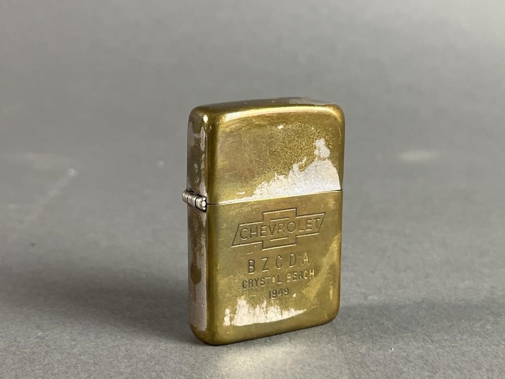 Rare 1949 Chevrolet Branded Zippo Lighter