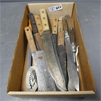 Nice Lot of Early Butcher Knives