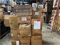 Pallet of motorcycle parts assorted