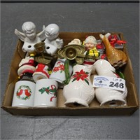 Ceramic Christmas Decorations - S&P Shakers