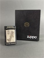 Zippo Chesterfield Antique Silver Plate Lighter