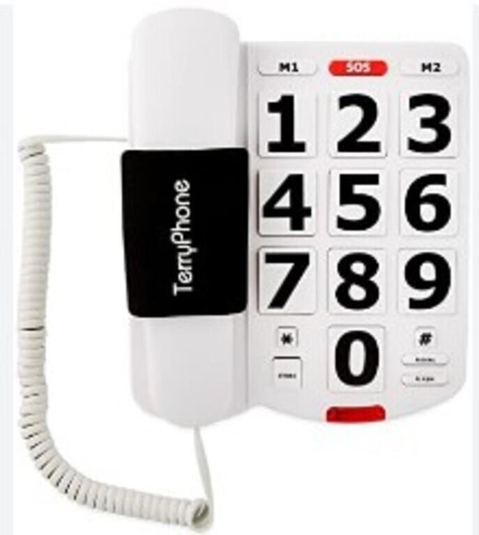 Big Button Cable Phone With Sos