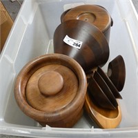 Lot of Wooden Bowls