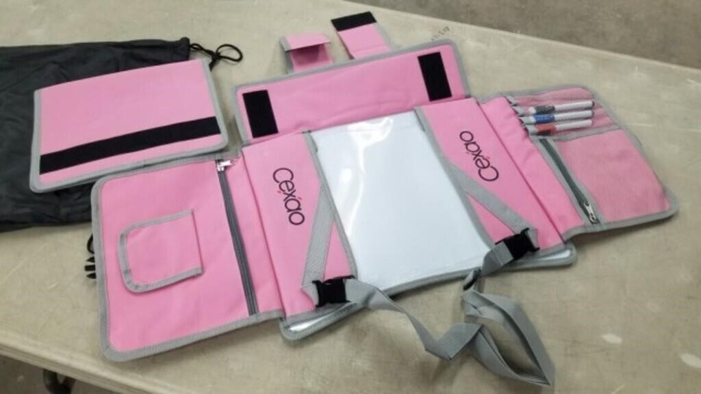 Pink Backseat Dry Erase Drawing Set