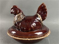 Vintage Hull Hen on a Nest Oven Proof Dish