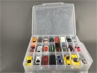48 Hot Wheels/ Matchbox Cars With Case