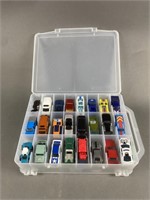 Lot Of Matchbox/Hot Wheels With Case