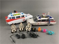 2 Ghostbuster Cars & Figurines