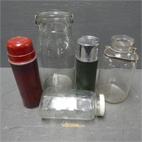 Large Glass Jars & Bottles, Universal Thermos