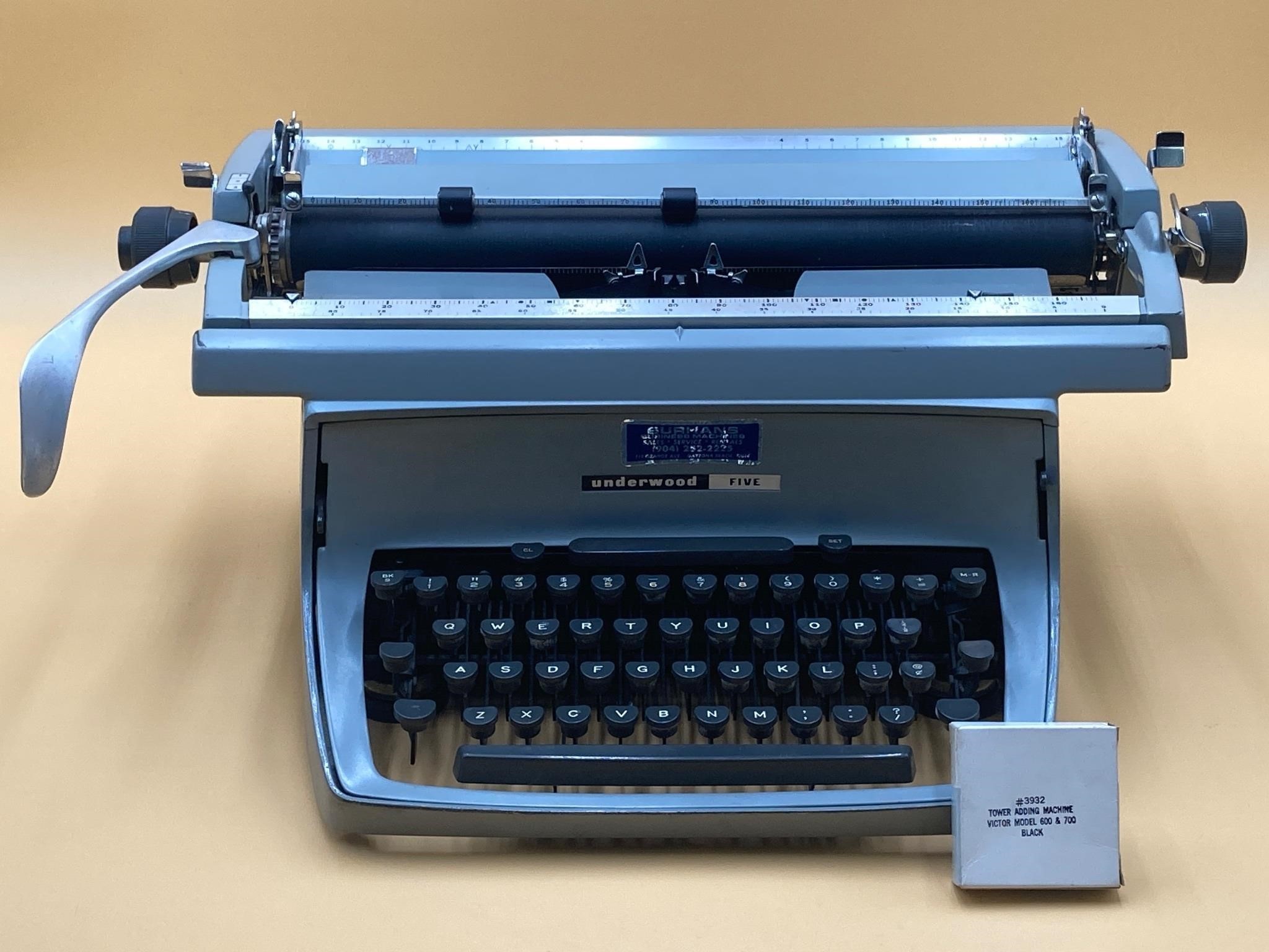 Underwood Touch-Master Five Typewriter